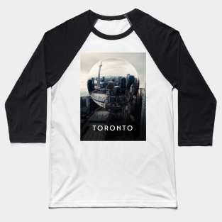 Toronto City Abstract Baseball T-Shirt